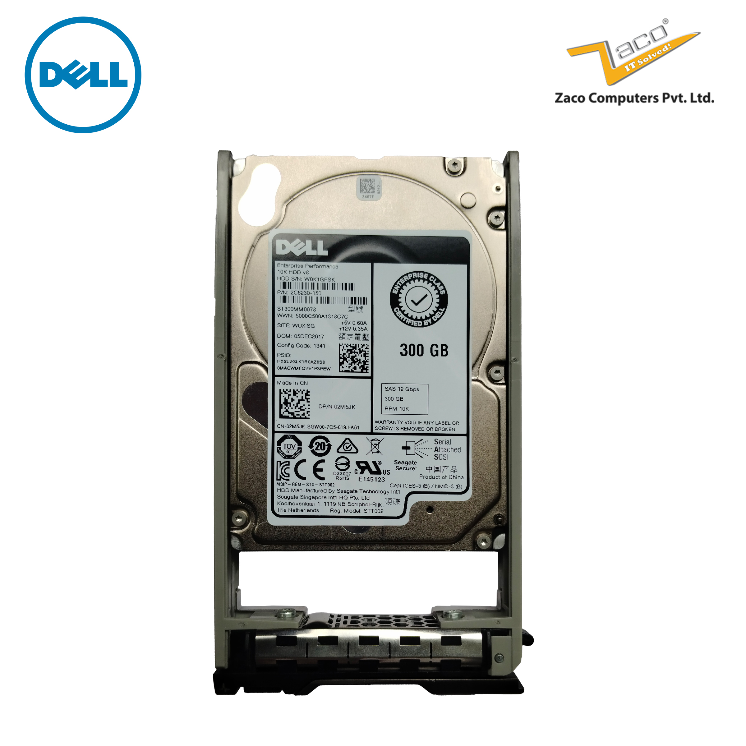 2M5JK Dell 300GB 2.5-inch SFF SAS Hard Drive