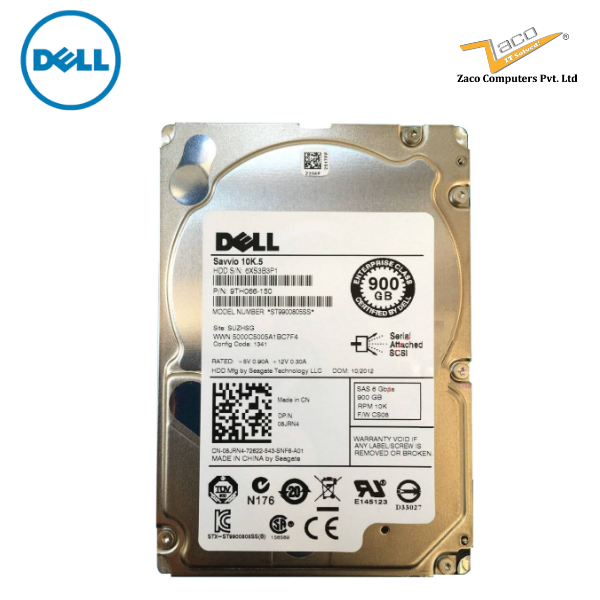 8JRN4 Dell 900GB 2.5-inch SFF SAS 6G 10K RPM Hard Drive